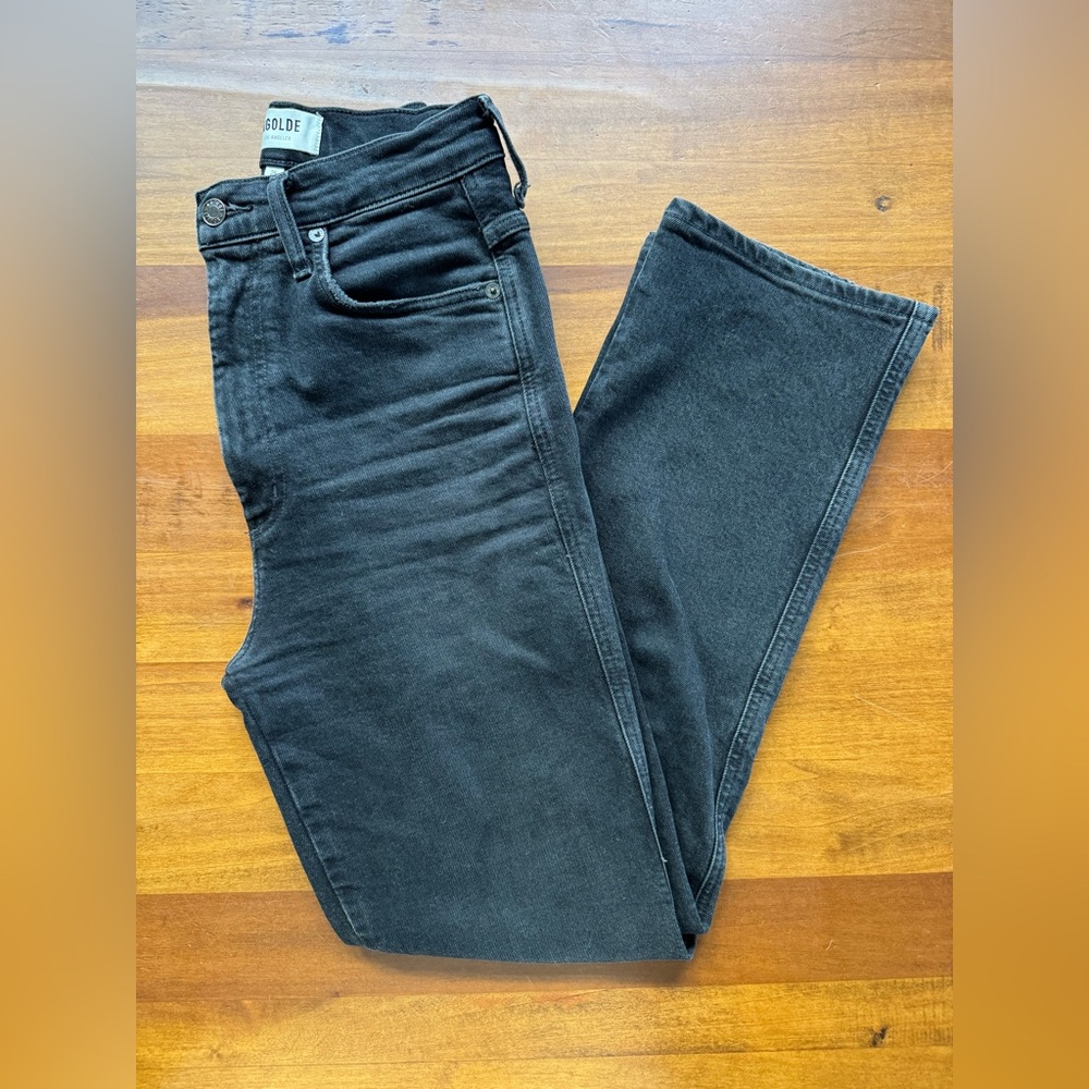 AGOLDE 90'S PINCH WAIST HIGH RISE STRAIGHT | size 25 | color “hitch”